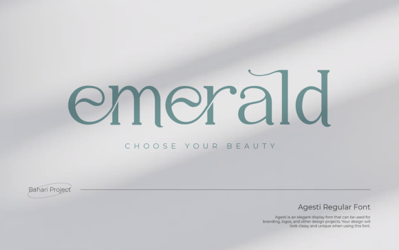 Agesti: The Elegant Serif Font for Editorial Design