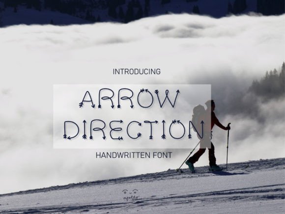 Arrow Direction: A Stylish and Cool Handwritten Font