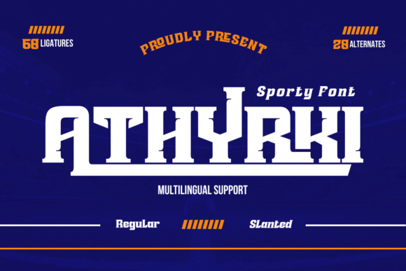Athyrki: A Bold Serif Font for Modern Editorial Design