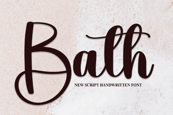 Bath: A Modern Handwritten Font for Creative Campaigns