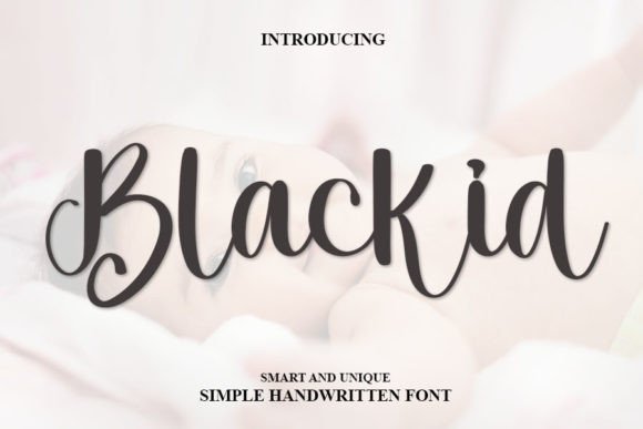 Blackid: Elevate Your Brand with This Elegant Handwritten Font