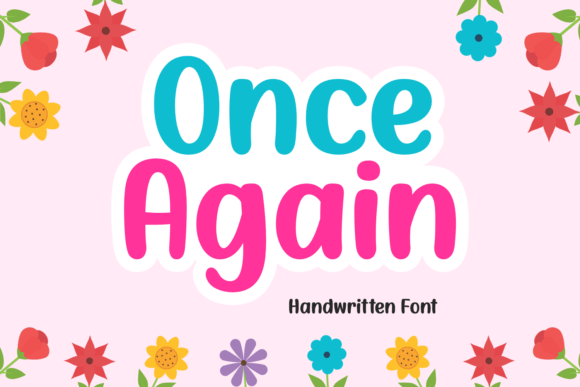 Charming Once Again Font for Creative Handmade Projects