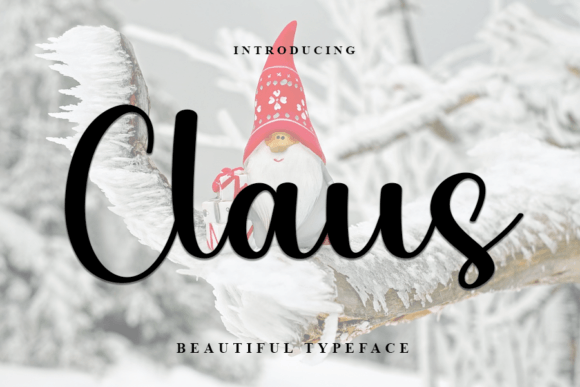 Claus: A Delicate Handwritten Font for Creative Makers