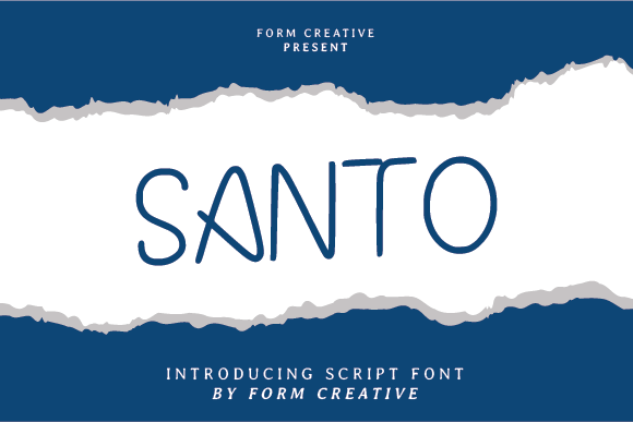 Discover Santo: A Powerful Script Handwritten Font