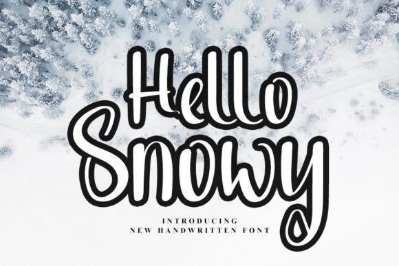 Discover the Charm of Hello Snowy Font