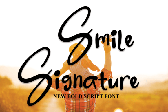 Discover the Charm of Smile Signature Font