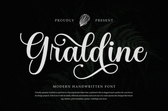 Discover the Elegance of Graldine: A Handwritten Font for Makers