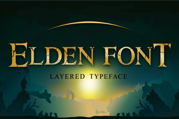 Elden: A Vintage Styled and Bold Serif Font for Crafters