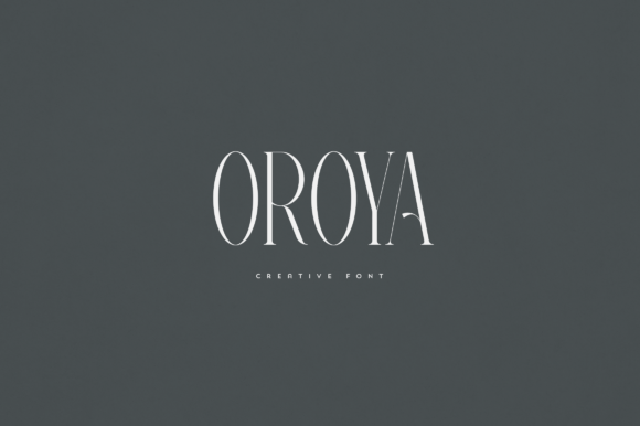 Elevate Your Brand with Oroya: A Versatile Serif Font