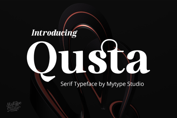 Elevate Your Web Design with Qusta, the Elegant Serif Font