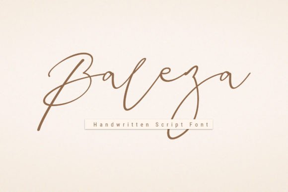 Enhance Your Brand with Baleza: A Beautiful Script Handwritten Font