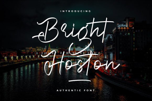Enhance Your Brand with Bright Hoston Font