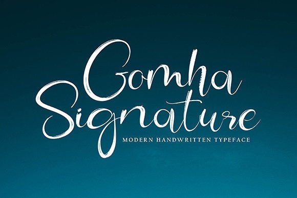 Enhance Your Brand with Gomha Signature Font