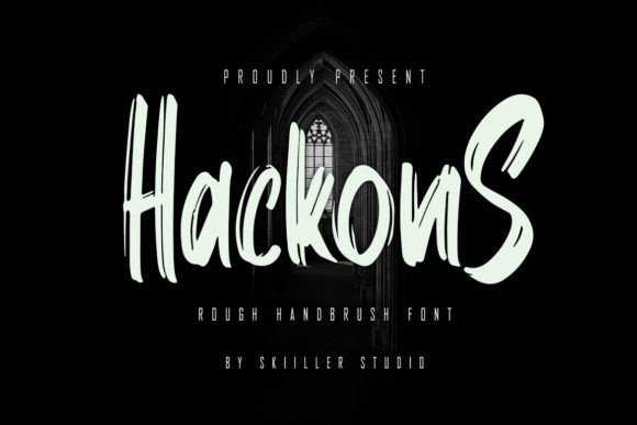 Hackons: A Modern Handwritten Brush Font for Crafters