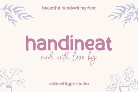 Handineat: The Perfect Script Handwritten Font for Your Campaigns