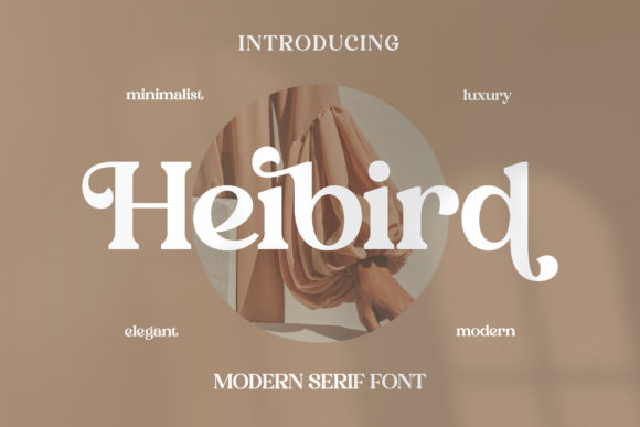 Heibird: A Bold and Elegant Serif Font for Creative Projects