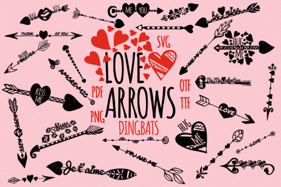 Love Arrows: A Sweet and Romantic Font for Your Brand