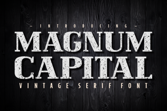 Magnum Capital: A Bold and Stylish Serif Font for Designers