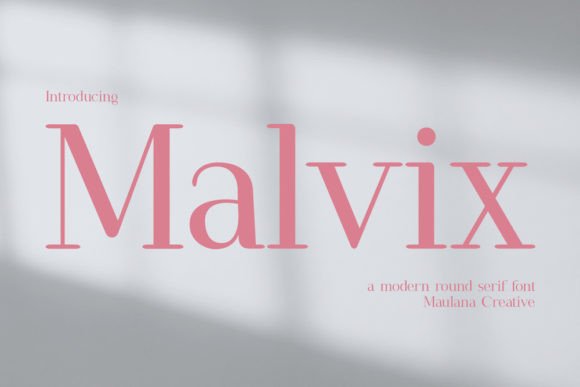 Malvix: Elevate Your Craft with This Stylish Serif Font