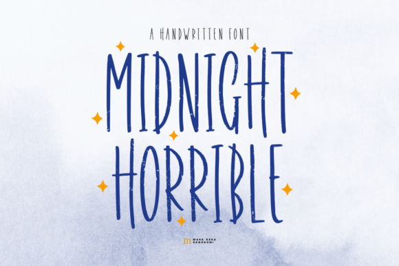 Midnight Horrible: A Playful Handwritten Font for Editors