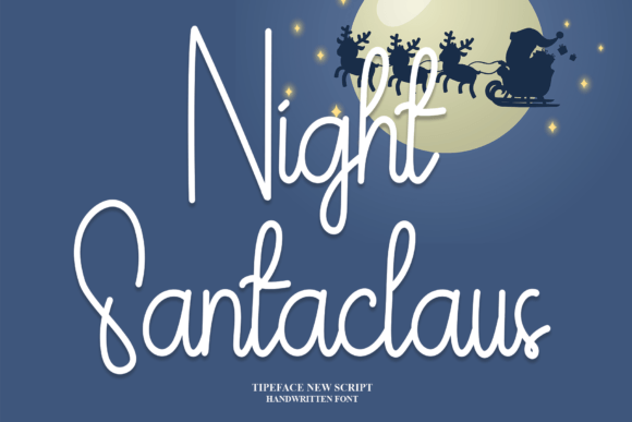 Night Santaclaus: The Perfect Script Handwritten Font for Engaging Designs