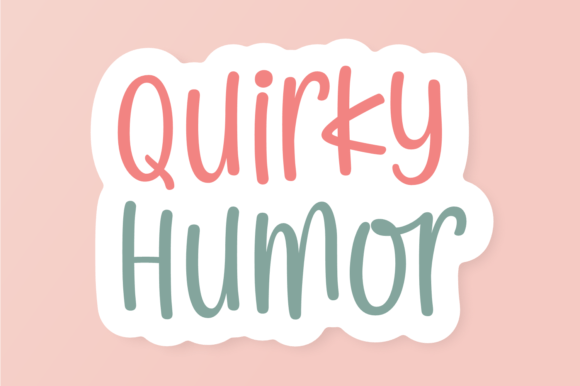 Quirky Humor: A Fun and Whimsical Handwritten Font