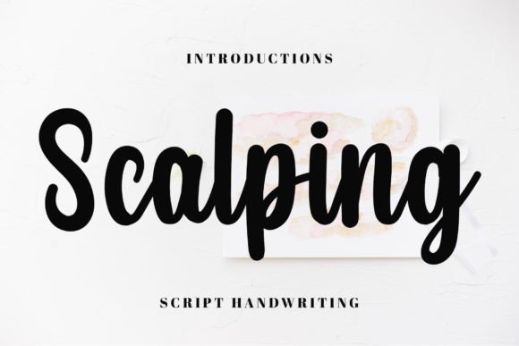 Scalping: A Stylish Script Handwritten Font for Makers