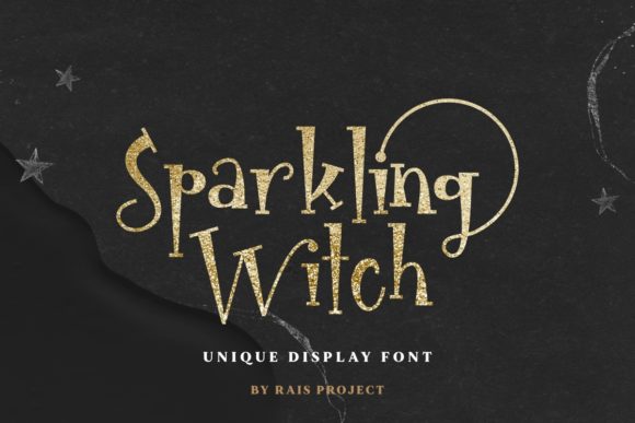 Sparkling Witch: A Magical Serif Font for Creative Projects