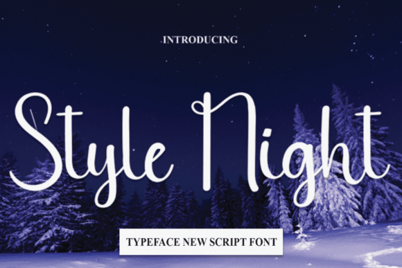 Style Night: A Handwritten Font for Creative Branding