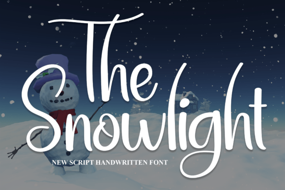The Snowlight: A Friendly Handwritten Font for Creative Campaigns