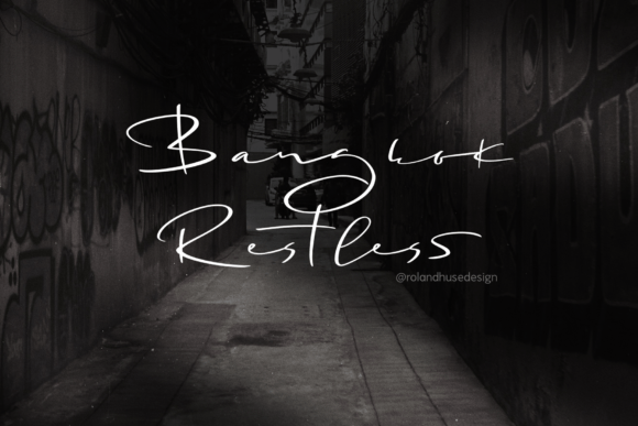 Transform Your Brand with Bangkok Restless Font