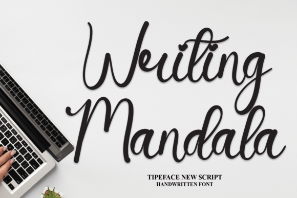 Transform Your Brand with Writing Mandala Font