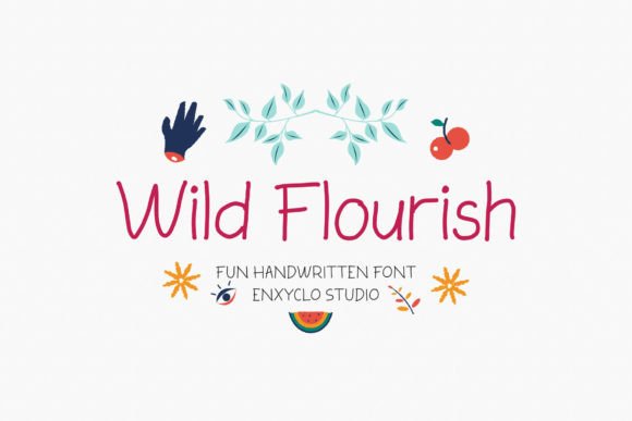 Wild Flourish: Elevate Your Brand with a Playful Handwritten Font