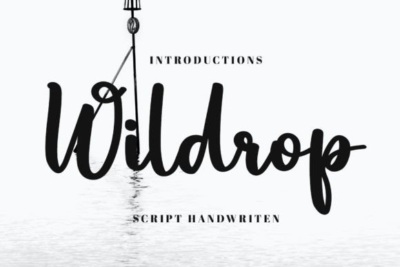 Wildrop: A Stylish Script Handwritten Font for Makers